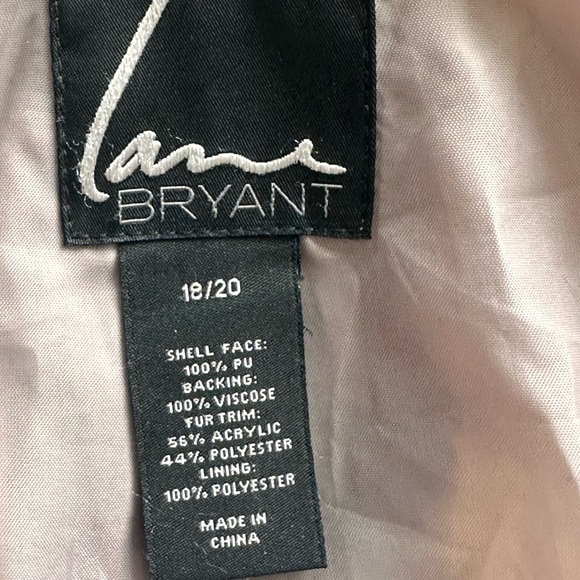 Lane Bryant Jacket with (removable) Fur Collar - Picture 7 of 8